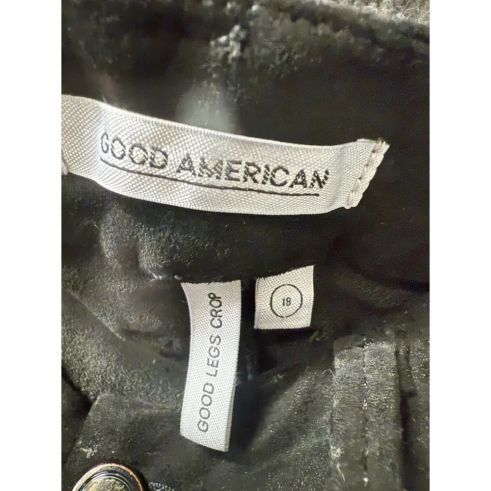Good American Women Black‎ Good Legs Stretch High Rise Skinny Jeans 18. R42